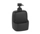 WASSERKRAFT K-8499BLACK Дозатор с емкостью для губки, черный WASSERKRAFT 8499BLACK - фото 278132