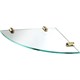 WASSERKRAFT K-533POLISHED GOLD Полка  стеклянная угловая, золото WASSERKRAFT 533PG - фото 278250