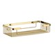 WASSERKRAFT K-722BRUSHED GOLD Полка металлическая, золото WASSERKRAFT 722BG - фото 278265