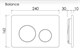 CERAMICA NOVA Комплект Подвесной унитаз MONO Rimless + Система инсталляции Balance кнопка Circle, черный матовый CN1905_121001MB - фото 278366