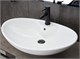 GID Раковина N9004 51205 накладная белая 65x43.5x20 GID-51205 - фото 279006