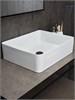 GID Раковина N9104 51236 накладная белая 52x41x13.5 GID-51236 - фото 279028