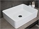 GID Раковина N9104 51236 накладная белая 52x41x13.5 GID-51236 - фото 279029