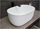 GID Раковина N9302wg 51220 накладная белая матовая / белая графит 45x32x22 GID-51220 - фото 279067