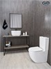 GID Раковина N9302wg 51220 накладная белая матовая / белая графит 45x32x22 GID-51220 - фото 279070