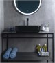 GID Раковина Bm1304 53350 накладная черная матовая 50x39x13 GID-53350 - фото 279241