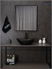 GID Раковина Bm9133 53352 накладная черная матовая 48x30.5x14.5 GID-53352 - фото 279249