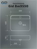 GID Раковина Bm9550 53364 накладная черная матовая 50x40x11 GID-53364 - фото 279255