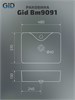 GID Раковина Bm9091 53373 накладная черная матовая 48x37x13 GID-53373 - фото 279264