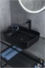 GID Раковина BL1304 53351 накладная черная глянцевая 50x39x13 GID-53351 - фото 279323