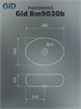 GID Раковина Bm9030b 53372 накладная черная матовая 48x34x15 GID-53372 - фото 279350