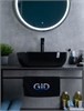GID Раковина BL1302 53347 накладная черная глянцевая 50x40x14 GID-53347 - фото 279355
