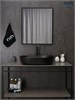 GID Раковина Bm1348 53355 накладная черная матовая 61x41x13.5 GID-53355 - фото 279359