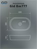 GID Раковина Bm777 53357 накладная черная матовая 60x39x13.5 GID-53357 - фото 279367