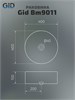 GID Раковина Bm9011 53368 накладная черная матовая 40x40x15 GID-53368 - фото 279377