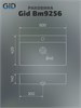GID Раковина Bm9256 53375 накладная черная матовая 60x42x14 GID-53375 - фото 279381