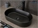GID Раковина N9020bg 53379 накладная черная графит 52.5x30.5x11.5 GID-53379 - фото 279386