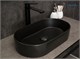 GID Раковина N9020bg 53379 накладная черная графит 52.5x30.5x11.5 GID-53379 - фото 279388