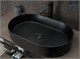 GID Раковина Bm1479 53354 накладная черная матовая 61x38.5x12 GID-53354 - фото 279406