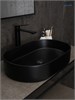 GID Раковина Bm1479 53354 накладная черная матовая 61x38.5x12 GID-53354 - фото 279407
