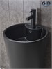GID Раковина Nb131bm 81120 накладная черная матовая 40x40x84 GID-81120 - фото 279579