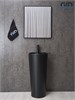 GID Раковина Nb131bm 81120 накладная черная матовая 40x40x84 GID-81120 - фото 279580