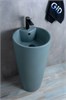 GID Раковина Nb131gm (зеленая хаки) 81116 накладная зеленая хаки 40x40x84 GID-81116 - фото 279581