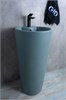 GID Раковина Nb131gm (зеленая хаки) 81116 накладная зеленая хаки 40x40x84 GID-81116 - фото 279582