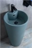 GID Раковина Nb131gm (зеленая хаки) 81116 накладная зеленая хаки 40x40x84 GID-81116 - фото 279583