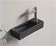 GID Раковина Bm9271L 62202L подвесная черная матовая 38.0x14.5x8 GID-62202L - фото 279615