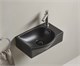 GID Раковина Bm9276L 62205L подвесная черная матовая 40.5x28x14 GID-62205L - фото 279648