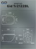 GID Унитаз подвесной Tr2122BL 62237Y черная глянцевая 51x36x36 GID-62237Y - фото 279866