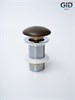GID Донный клапан без перелива Br100 74406K коричневый матовый 7x7x10 GID-74406K - фото 280068
