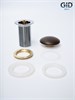 GID Донный клапан без перелива Br100 74406K коричневый матовый 7x7x10 GID-74406K - фото 280071