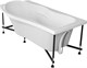 AQUANET Каркас сварной для акриловой ванны Lotos 170x75 L/R AQUANET-312650 - фото 280120