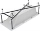 AQUANET Каркас сварной для ванны Bright 175x70 AQUANET-273792 - фото 280133