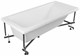 AQUANET Каркас сварной для ванны Bright 180x70 AQUANET-216305 - фото 280138