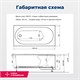 AQUANET Lotos Ванна акриловая прямоугольная встраиваемая / пристенная размер 150x75 см, цвет белый AQUANET-336532 - фото 280294