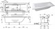 AQUANET Bright Stone Ванны из искусственного камня прямоугольная пристенная размер 180x70 см, цвет белый AQUANET-AQ-00338574 - фото 280350