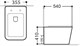 AQUANET Унитаз приставной Rimless Tavr 2.0 F LX-1908, белый AQUANET-243544 - фото 280813