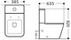 AQUANET Чаша напольного унитаза Rimless Tavr 2.0 C1 LX-2905, белый AQUANET-243542 - фото 280964