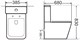 AQUANET Чаша напольного унитаза Rimless Tavr-C1 BL-103N-TPT, белый AQUANET-203346 - фото 280983