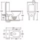 AQUANET Бачок для унитаза Cube 3.0 Tornado AQUANET-348010 - фото 281053