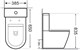 AQUANET Сливной бачок Cetus-C2 BL-102N-TPT AQUANET-203343 - фото 281130