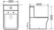 AQUANET Сливной бачок Cube-C-1 CL-12248B-1 AQUANET-210760 - фото 281151