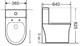 AQUANET Сливной бачок Logic-C-1 CL-12339-1 AQUANET-240211 - фото 281170