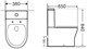 AQUANET Сливной бачок Roll-C-1 CL-12249B-1 AQUANET-210765 - фото 281180