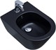 AQUANET Биде подвесное Lake LAKE-B2B черный матовый AQUANET-316464 - фото 281200