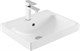 AQUANET Flash Mini Раковина полувстраиваемая ширина 50 см, белый AQUANET-342052 - фото 281223