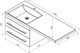 AQUANET Note Раковина полувстраиваемая ширина 120 см, белый AQUANET-239568 - фото 281252